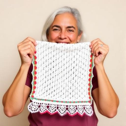 Autora do material de crochê
